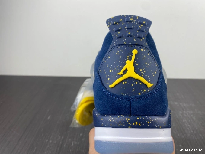 1st Kicks (PE) Michigan 4 Air Retro Jordan AJ4-1036660 0725